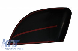 Diffusore posteriore per Mercedes Classe A V177 Berlina 09.18-2022 Nero Scarico Specchio Copertina-image-6071045