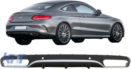 Diffusore posteriore per Mercedes Classe C C205 A205 Coupe Cabriolet 14-19 C63 Look-image-6108913