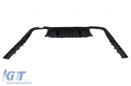 Diffusore posteriore per Mercedes E W213 Facelift Sedan 20+ E63 Design nero lucido-image-6085508