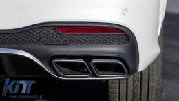 Diffusore posteriore & Scarico Punte per Mercedes GLE W166 SUV Sport Line 2015-2018-image-6078245