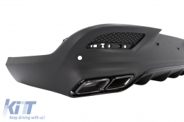 Diffusore & Punte per Mercedes GLE Coupe C292 Sport Line 15-19 Night Package GLE63 Look-image-6076932