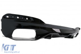 Diffusore Punte Spoiler tronco per BMW 5 G30 16-19 540 M Performance Look Carbonio-image-6076903