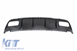 Diffusore Scarico Marmitta Nero per Mercedes W176 13-18 Carbon A45 Facelift Look-image-6047427