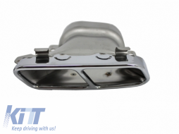 Diffusore Scarico Marmitta per Mercedes W176 A 13-18 Carbonio A45 Facelift Look-image-6047406