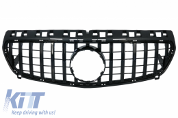 Diffusore Scarico per Mercedes W176 12+ Classe A Grille GT-R Sport Nero-image-6045217