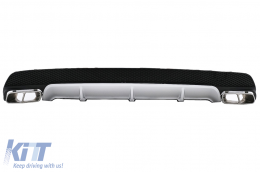 Diffusore Scarico Punte per Mercedes CLA W117 13-16 Sport Pacchetto Etichetta Buio Grigio-image-6060795