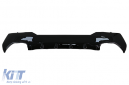 Diffusore Scarico Punte per per BMW Serie 4 G22 G23 M Sport 2020+ M440i Design Cromo-image-6094359