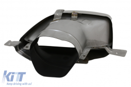 Diffusore Scarico Punte per per BMW Serie 4 G22 G23 M Sport 2020+ M440i Design Cromo-image-6094364