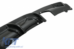 Diffusore Scarico Singolo Doppia Uscita per BMW 3 F30 F31 11-19 M Design Carbon-image-6063628