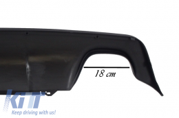 Diffusore Scarico Suggerimenti Silenziatore Quad per BMW E60 E61 03-10 MTechLook-image-6049916