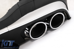 Diffusore Silenziatore Punte Argento per Mercedes GLC SUV X253 Facelift 20- GLC43 Design-image-6084376