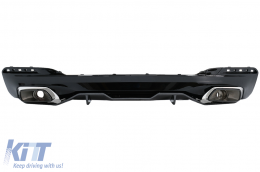 
Diffúzor kipufogóvégekkel és hátsó spoilerrel, BMW 5 G30 (2016-2019) modellekhez, 540 M Performance Dizájn, szénszálas kinézet-image-6076901