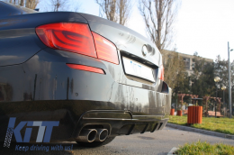 
Diffúzor matt szénszálas kipufogóvégekkel, BMW 5 F10 F11 Sedan Touring (2011-2017) modellekhez, M Dizájn-image-6081264