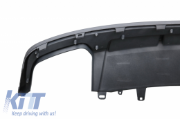 Difusor Aire Consejos para AUDI A7 4G Facelift 15-18 S7 Look Estándar Parachoque-image-6054038