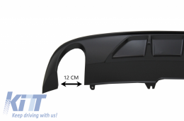 Difusor parachoques para AUDI A4 B9 8W Sedan Avant 16-18 for Standard Edition-image-6054834