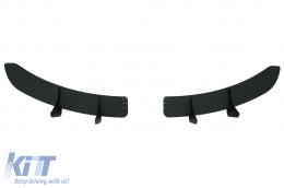 Divisores extensión parachoques trasero para Difusor para VW Golf 6 R20 2008-2013 Negro-image-6077166