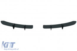 Divisores extensión parachoques trasero para Difusor para VW Golf 6 R20 2008-2013 Negro-image-6077167