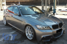 Divisores Parachoques Spoiler para BMW Serie 3 E90 E91 LCI 09.08-11 M-Tech Look-image-6054346