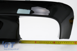 Doppia Uscita Diffusore d'aria per BMW Serie 5 F10 F11 Paraurti M-Tech Nero Lucido-image-6105526