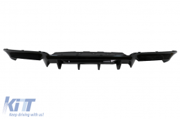 Doppia Uscita Diffusore d'aria per BMW Serie 5 F10 F11 Paraurti M-Tech Nero Lucido-image-6105528