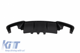 Doppia uscita Diffusore per BMW Serie 5 F10 F11 2011-2017 M Look Marmitta Punte-image-6074392