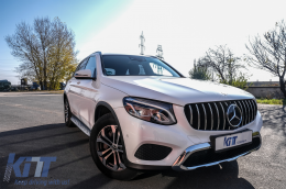 Első Középső Rács Mercedes GLC X253 C253 (2015-2018) AMG GT R Panamericana Look 360 Kamera nélkül-image-6075117