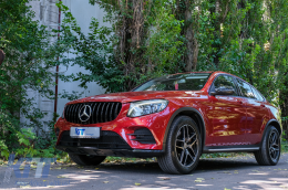 Első-középső rács MERCEDES GLC X253 C253 (2015-2018) AMG GT R Panamericana Design Teljesen fekete-image-6040054