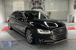 Első lökhárító Audi A8 D4 D4.5 facelift (2014-2017) modellekhez, S8 dizájn -image-6103431