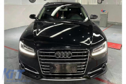 Első lökhárító Audi A8 D4 D4.5 facelift (2014-2017) modellekhez, S8 dizájn -image-6103432