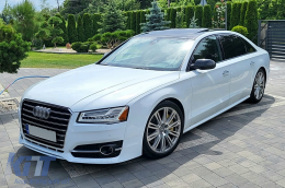 Első lökhárító Audi A8 D4 D4.5 facelift (2014-2017) modellekhez, S8 dizájn -image-6106542