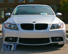 
Első lökhárító BMW 3 E90 Sedan E91 Touring (04-08) (nem LCI) modellekhez, M3 Dizájn, füst ködlámpával-image-6019847