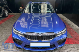 Első lökhárító első sárvédőkkel BMW 3 G20 szedán G21 Touring (2019-től) M8 dizájn -image-6088570