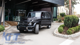 
Első lökhárító, fekete fényszóró fedők LED nappali menetfénnyel, MERCEDES G-Class W463 (1989-től) G65 Design 
Kompatibilis:
Mercedes G-osztály W463 (1989-től)-image-6031158