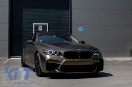 Első Lökhárító Középső Rácsokkal   BMW F10 F11 5 Series (2011-2017) G30 M5 Design PDC Nélkül-image-6046004