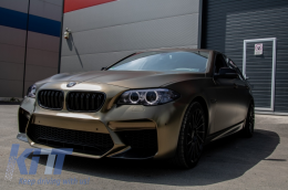 Első Lökhárító Középső Rácsokkal   BMW F10 F11 5 Series (2011-2017) G30 M5 Design PDC Nélkül-image-6046018