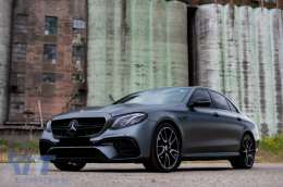 Első lökhárító Mercedes E-Class W213 S213 (2016-up) E63 AMG Design Fekete Kiadás-image-6073545