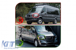 Első lökhárító Mercedes Sprinter W907 W910 (2019-2021) modellekhez, M dizájn-image-6109801