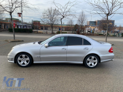 Első lökhárító Mercedes W211 E-osztály facelift (2006-2009) ködlámpa nélkül-image-6095667