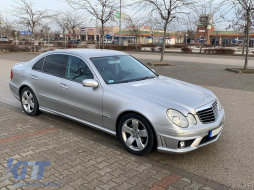 Első lökhárító Mercedes W211 E-osztály facelift (2006-2009) ködlámpa nélkül-image-6095669