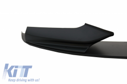 Első Lökhárító Spoiler Ajak BMW 5 Series F10 F11 Sedan Touring (2011-2017) M-Performance Design Matt Fekete-image-6034630