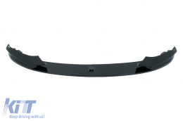 Első lökhárító Spoiler BMW 4 F32 Coupe F33 Cabrio F36 Grand Coupe (2013-2019.03) modellekhez, M dizájn zongora fekete-image-6100898