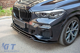 Első lökhárító spoiler BMW X5 G05 M-Package 2018-2022 M Sport fényes fekete-image-6104240