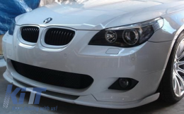 Első Lökhárító Spoiler Elválasztó Addon Valance Lip BMW 5 Series E60/E61 M-Technik (2004-2011) HM Style-image-6023728