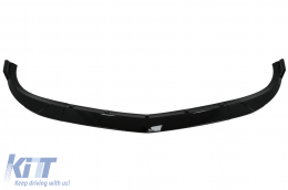 Első lökhárító Spoiler Mercedes C-osztály W204 S204 C204 Sport Line (2011-2014) modellekhez, Zongora fekete-image-6090976