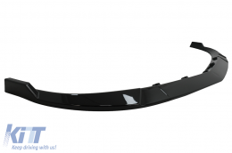 Első lökhárító Spoiler Mercedes C-osztály W204 S204 C204 Sport Line (2011-2014) modellekhez, Zongora fekete-image-6090978