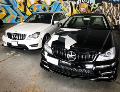 Első rács MERCEDES Benz C-Class W204 S204 Limousine Station Wagon (2007-2014) AMG GT-R Panamericana Design-image-6040126