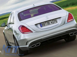 Embouts de silencieux d'échappement Mercedes Benz Classe S W222 Classe E W212 S212 Facelift CLS W218 Classe SL R231 E63 S63 SL65 AMG Design-image-56701