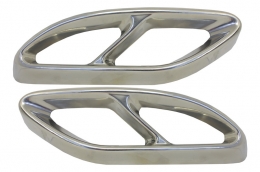 Embouts pour Mercedes Classe C W205 S65 E65 GLE W166 X166 GLC W253 Look sport--image-6017012