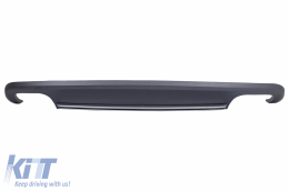 Endrohre Luftdiffusor Standard Stoßstange für Audi A5 8T Sportback Facelift 12-15 S5 Look-image-6104226