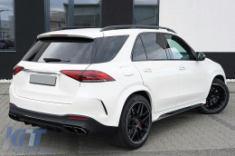 Endrohre Stoßstangen Luftdiffusor für Mercedes GLE W167 SUV V167 Sport Line 2019+-image-6107256